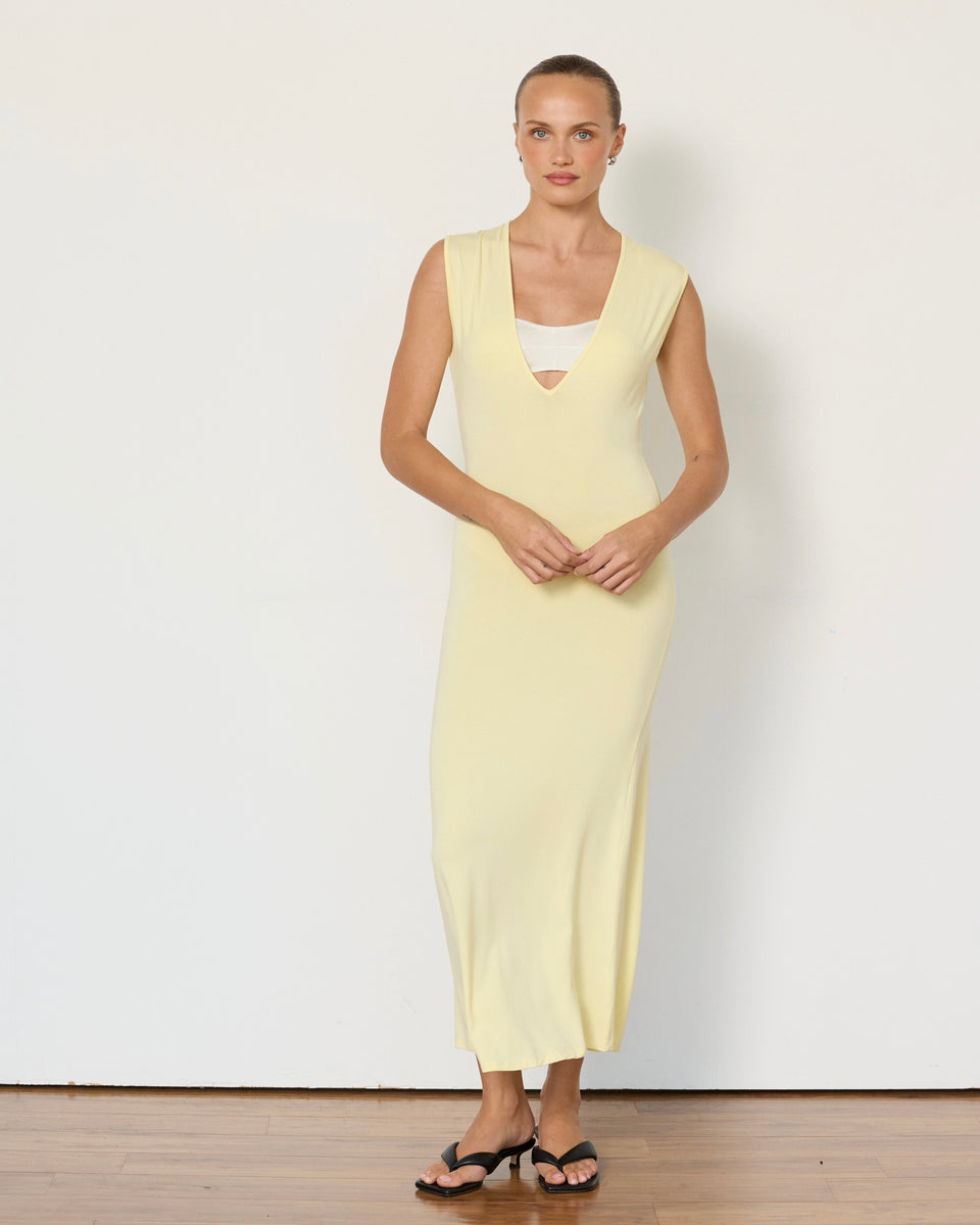Tate Plunge Midi Dress – Artless