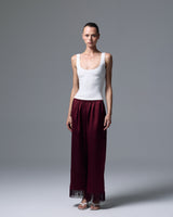 Rowe Satin Fringe Pants