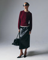 Tove Layered Cashmere Blend Crewneck