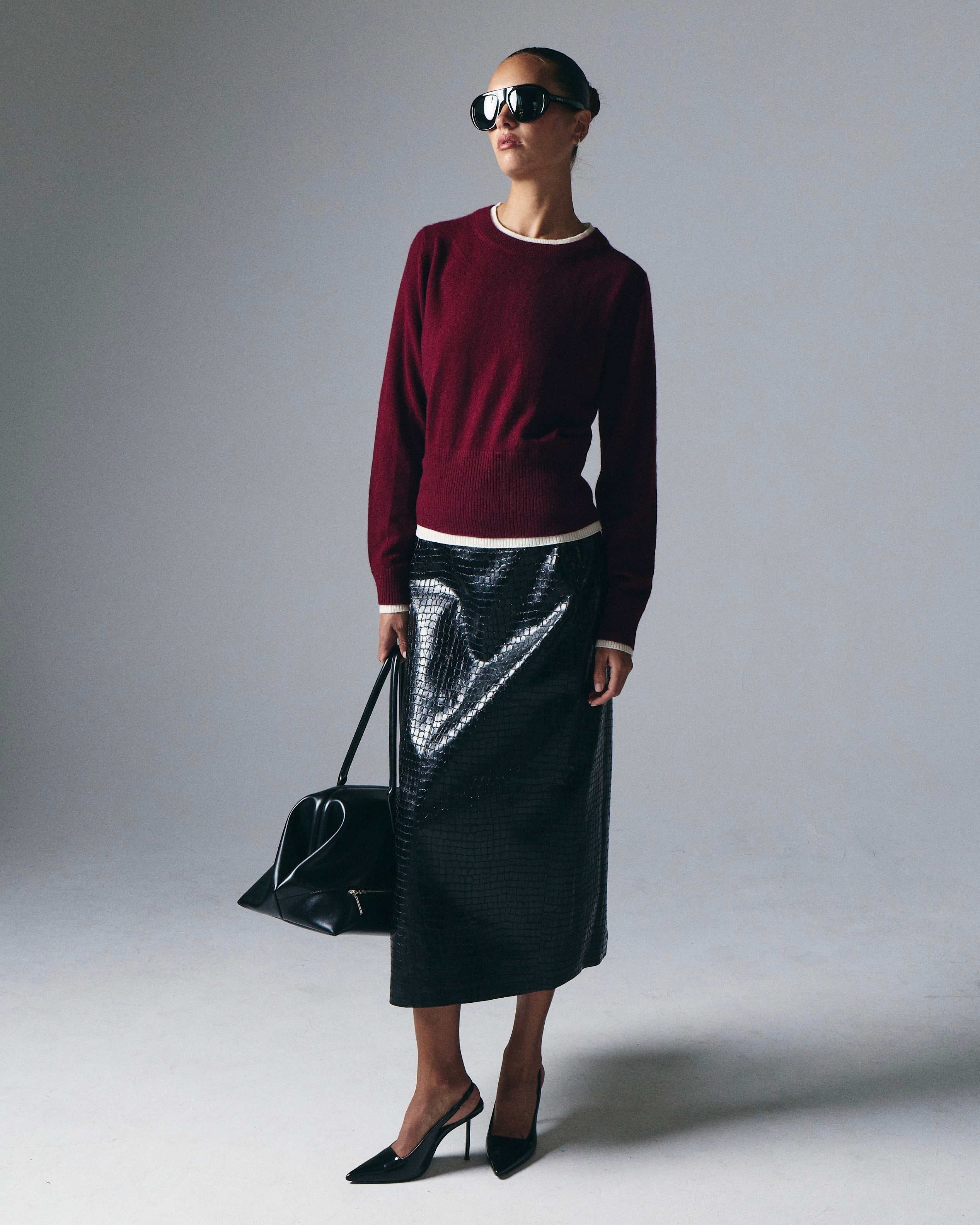 Artless Forever Tove Layered Cashmere Crewneck Jumper