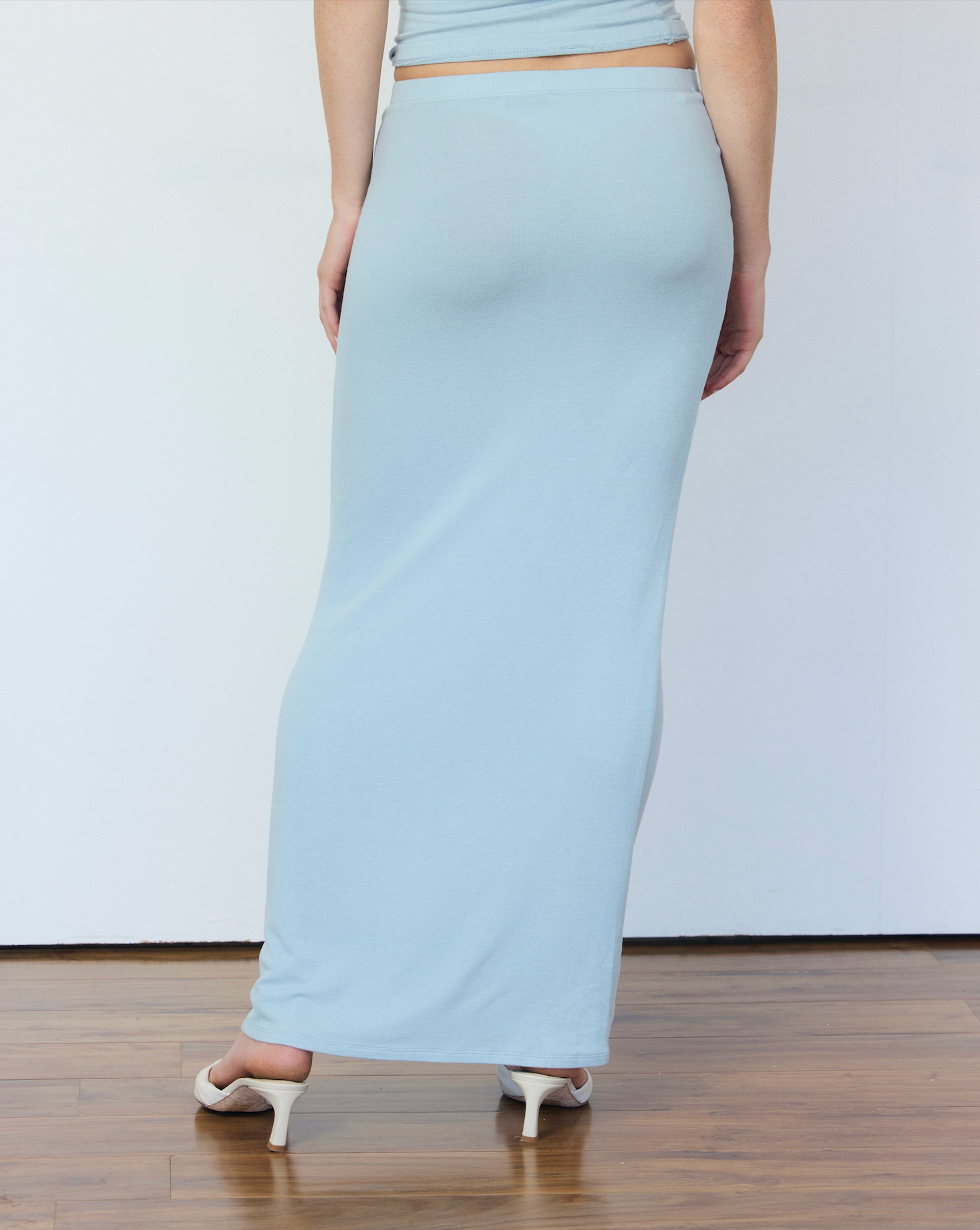★SURFEA★ SLIT SKIRT_SKY BLUE Tropical Vibe Maxi High Slit Skirt Set - SkyBlue | Fashion Nova