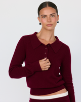 Tove Cashmere Blend Polo