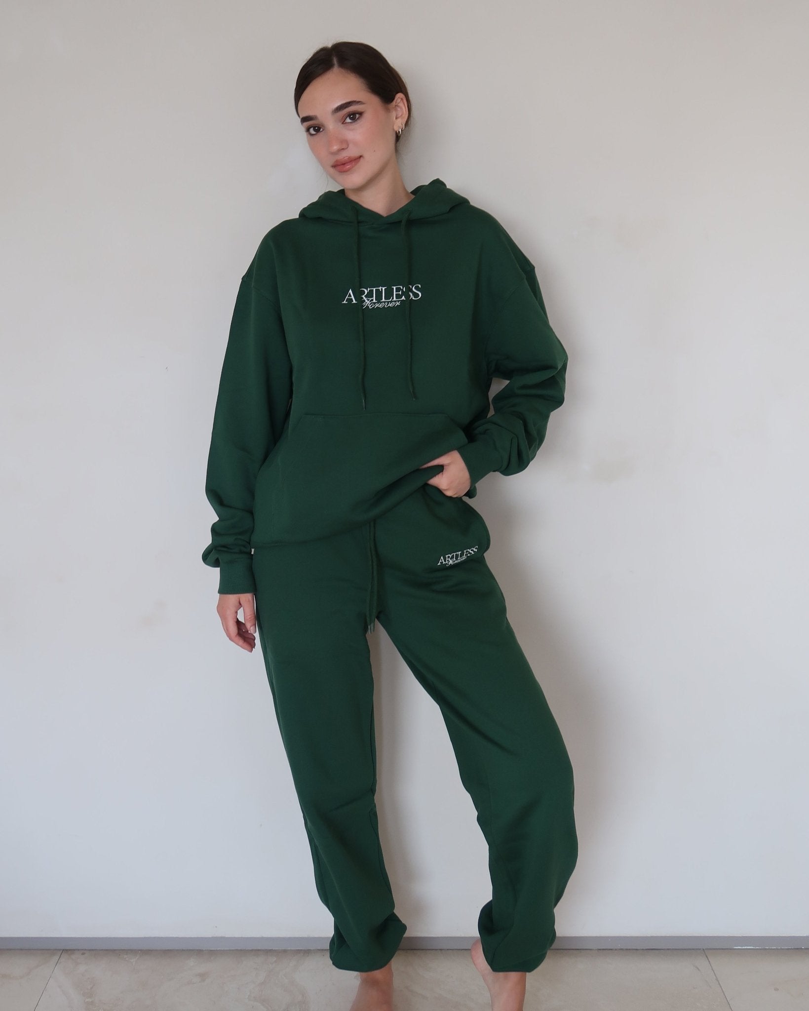 Forest green sweats sale